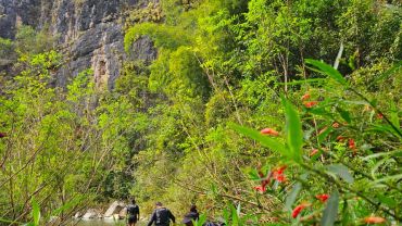 Trilha acqua trekking Cânion do Rio Salobra, PARQUE NACIONAL SERRA DA BODOQUENA